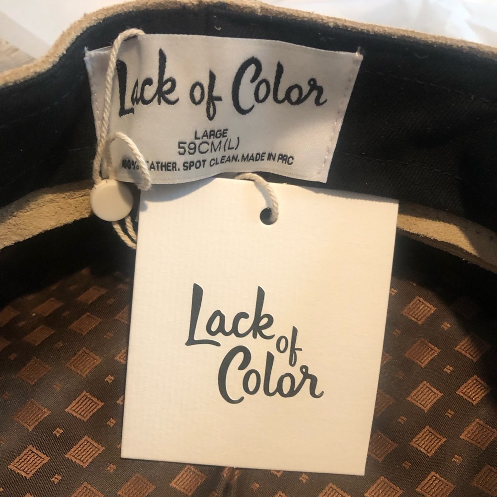 Lack Of Color Lola Suede Taupe Hat. NWT! Sz L 59, XL (61 - Picture 8 of 12